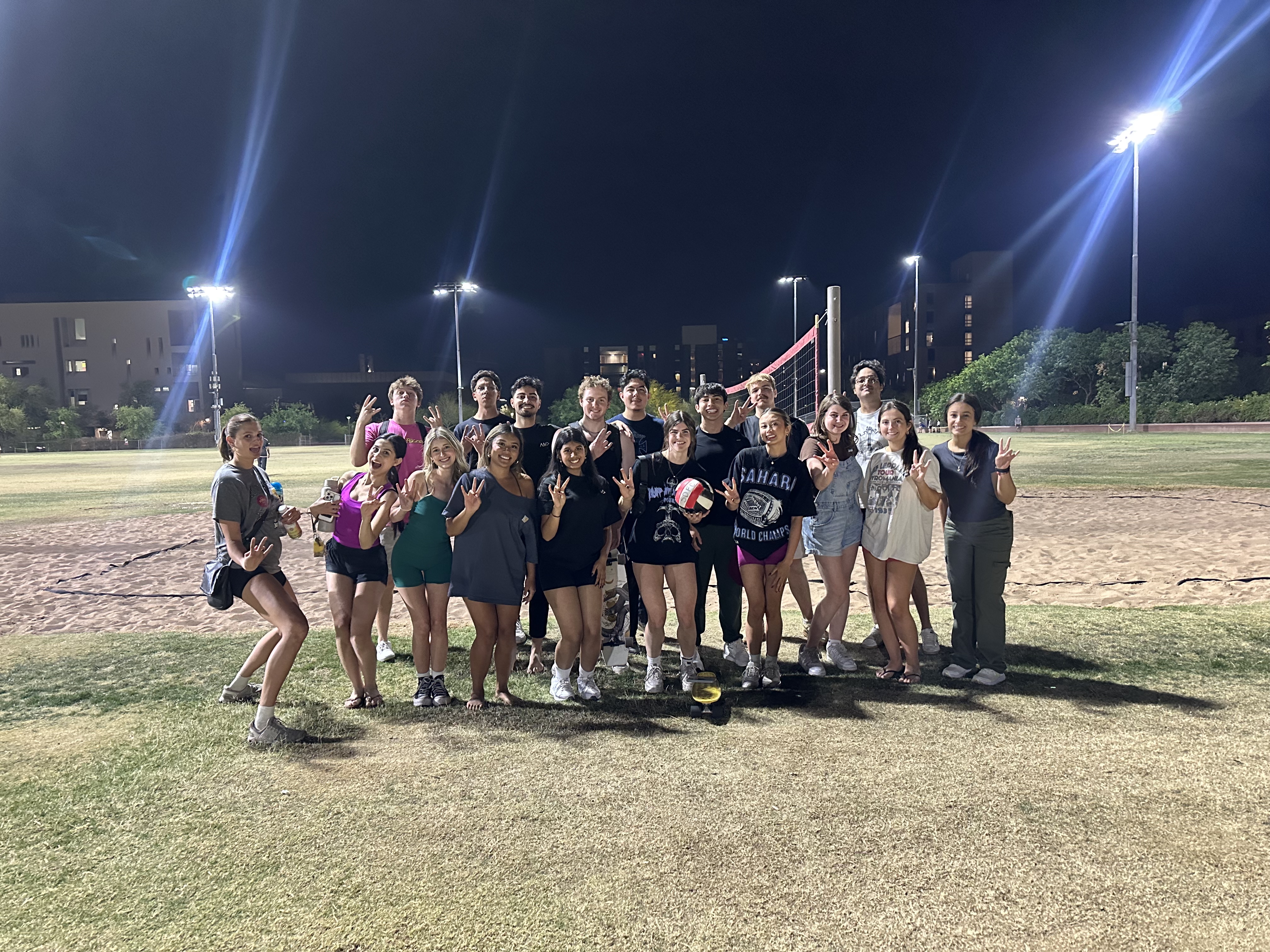 AMA group smiling together outdoors